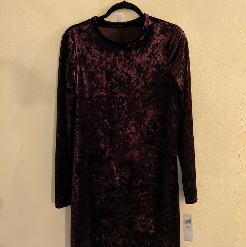 London Times midi Raisin Color Dress